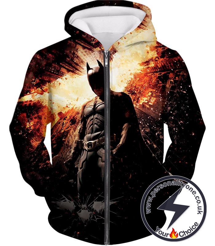 Batman The Dark Knight Ultimate Graphic Promo Zip Up Hoodie